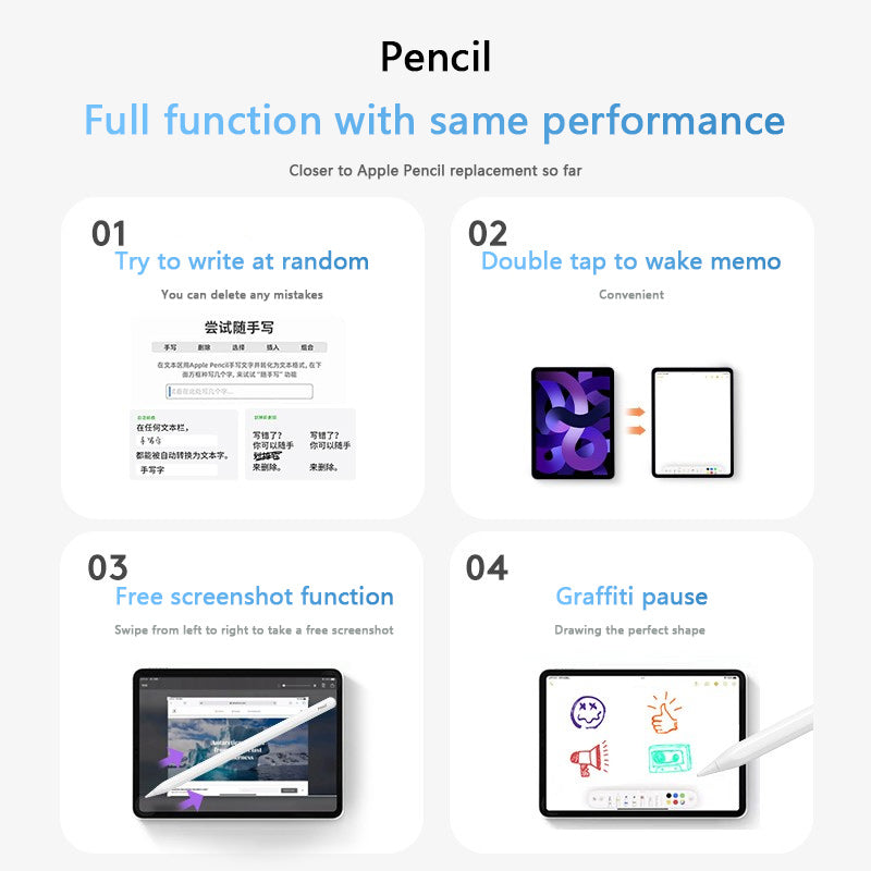 Apple Pencil Capacitive Pen Third Generation Suitable for Tablet Touchpen Apple iPad Magnetic Charging Handwriting Pen eprolo