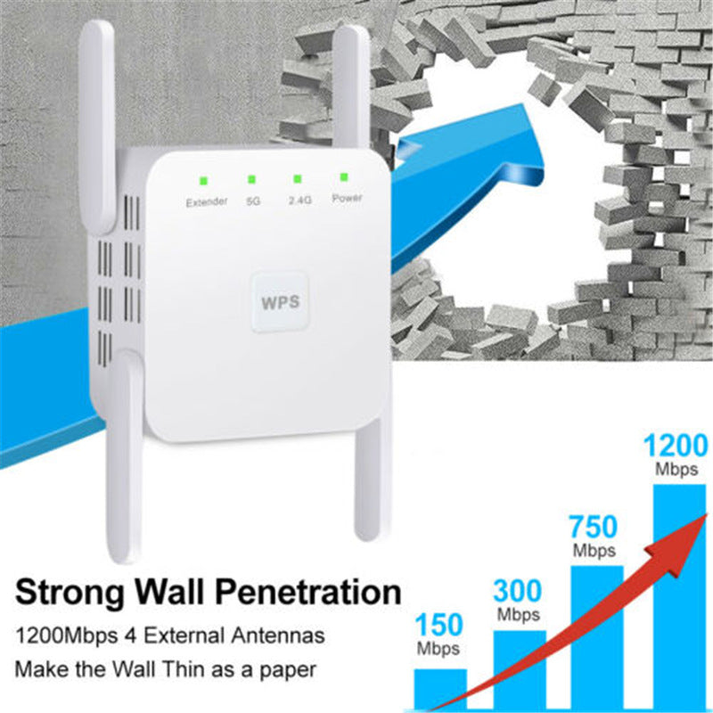 AC1200M dual band repeater wireless signal amplifier 5G high-power extender wifi repeater eprolo