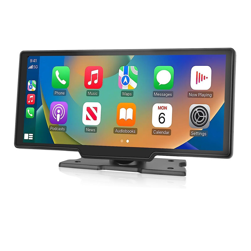 10.26-inch Portable Car Central Control Smart Screen with Wireless CarPlay, Android Auto, Bluetooth, and AHD Backup Camera eprolo