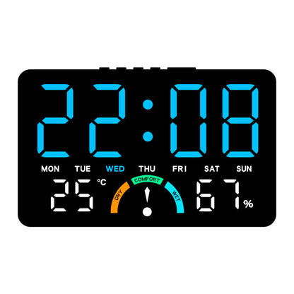 Digital Alarm Clock with Temperature & Humidity Display, Dual Alarm, Snooze eprolo