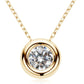 1 Carat Moissanite 925 Sterling Silver Necklace eprolo