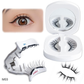 Soft magnetic suction zero glue false eyelashes supernatural simulation thick curling portable eprolo