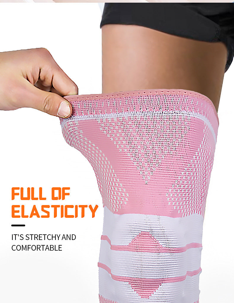 Silicone Spring Knee Protector Professional Jump Rope Knee Meniscus Protective Cover Knee Joint Sheath Running Patella eprolo