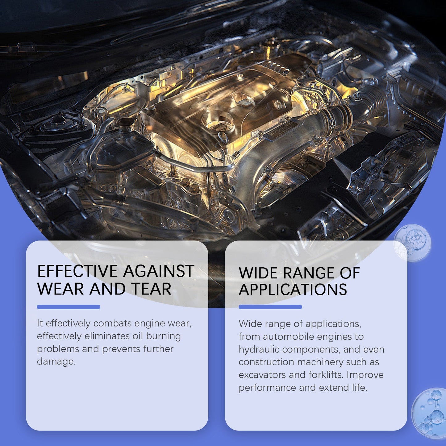 Rayhong Engine Carbon Removal Repair Agent, Engine Anti-Wear Protection Carbon Removal Noise Reduction Oil Additive eprolo