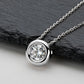 1 Carat Moissanite 925 Sterling Silver Necklace eprolo