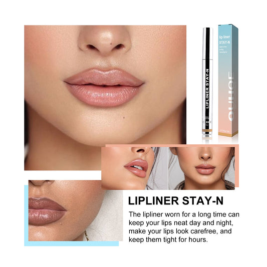 OUHOE Stripping Lip Liner (Light Brown) Enriches Lip Lines, Highlights Lip Color Without Makeup Smudging. Stripping Lip Liner eprolo
