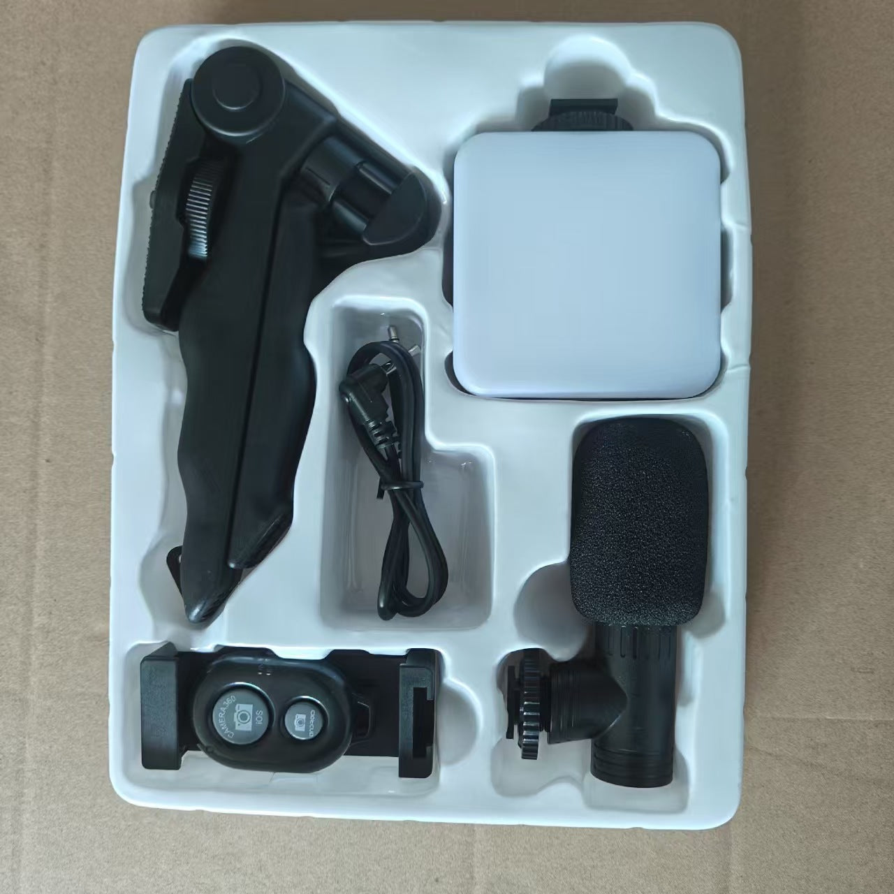 Desktop Beauty Leg Pocket Fill Light with Microphone Set Single Reflex Conference Lamp Handheld Photography with Microphone eprolo