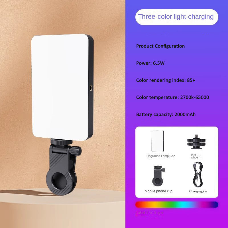Cross-border Mobile Live Streaming Video Photography Fill Light LED Flash Light Camera Lighting Lamp Video Conference VLOG Lamp eprolo