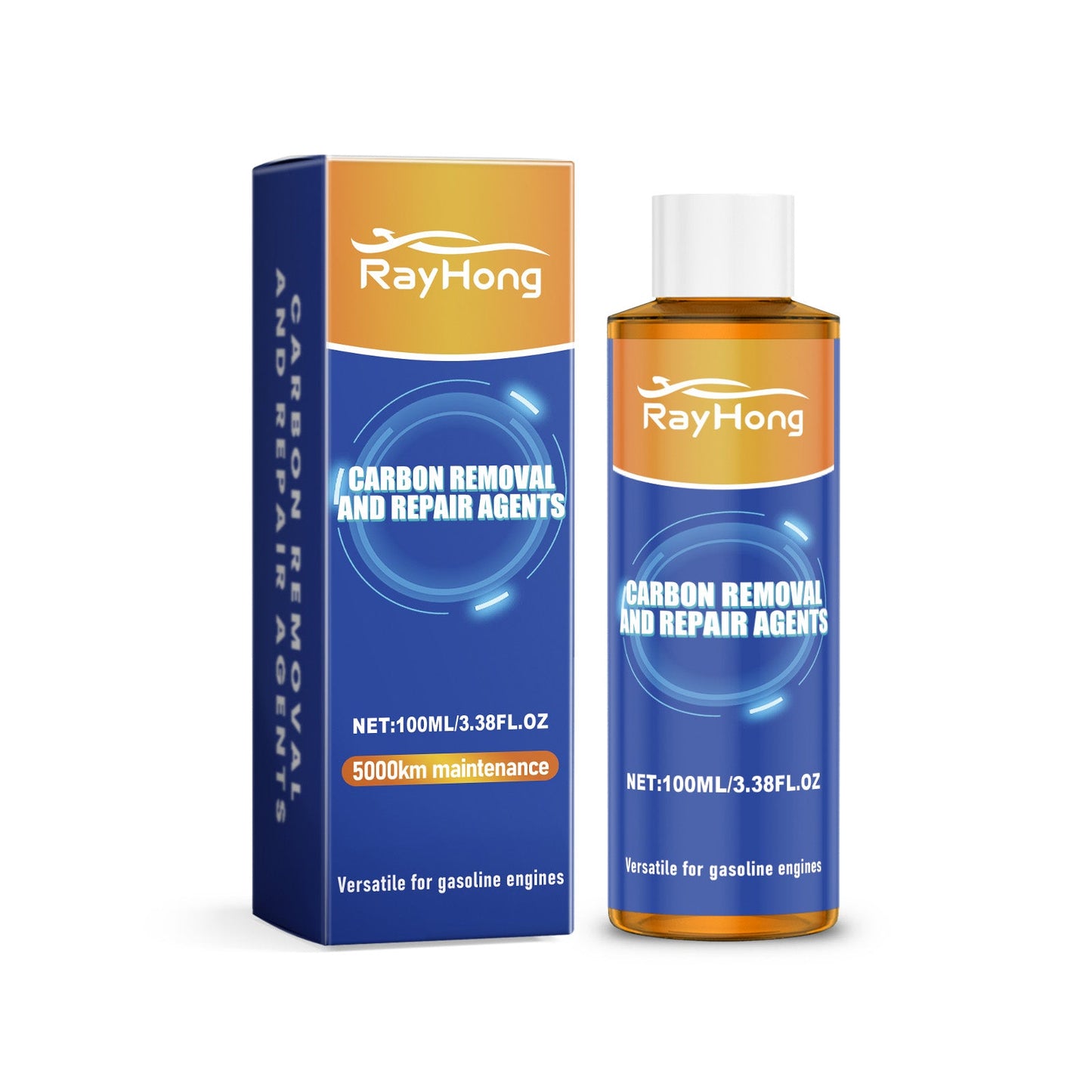 Rayhong Engine Carbon Removal Repair Agent, Engine Anti-Wear Protection Carbon Removal Noise Reduction Oil Additive eprolo