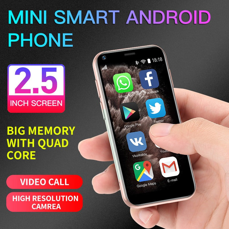 Android System 8.1 Pocket Smartphone 3G Mini XS11 Sono GPS Dual Camera WIFI eprolo