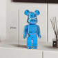 27cm Graffiti Bear Statue Paint Block Bear Decor Resin Desktop Ornaments Home Decoration Living Room Bear Floor Sculpture Gifts eprolo