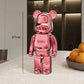 27cm Graffiti Bear Statue Paint Block Bear Decor Resin Desktop Ornaments Home Decoration Living Room Bear Floor Sculpture Gifts eprolo
